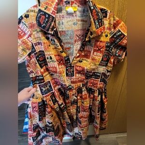 Bernie Dexter 4x BBQ print dress